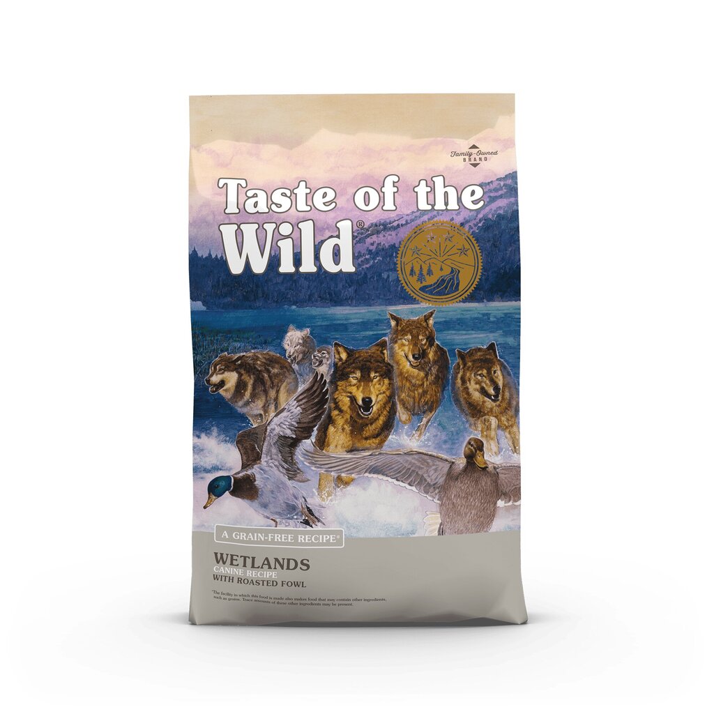 Taste of the Wild Wetlands begrūdis šunų maistas su paukštiena, 5.6 kg цена и информация | Sausas maistas šunims | pigu.lt