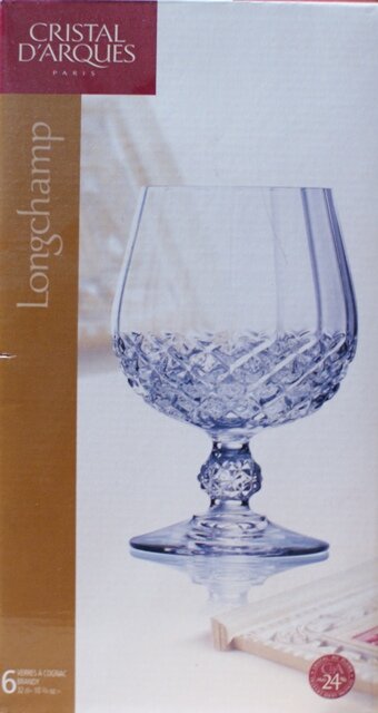 Cognac Longchamp taurės, 6 vnt. kaina ir informacija | Taurės, puodeliai, ąsočiai | pigu.lt