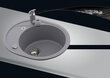 Dirbtinio granito virtuvinė plautuvė Aquasanita Clarus SR102, 202 Alumetallic kaina ir informacija | Virtuvinės plautuvės | pigu.lt
