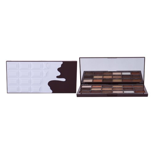 Akių šešėlių paletė Makeup Revolution I Heart Revolution Chocolate Eyeshadow Palette Smores Chocolate, 18 g kaina ir informacija | Akių šešėliai, pieštukai, blakstienų tušai, serumai | pigu.lt