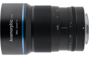 Sirui 50 мм f/1.8Анаморфный объектив для Sony цена и информация | Объективы | pigu.lt