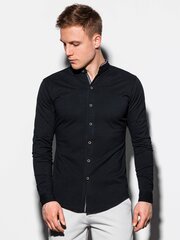 Men's shirt with long sleeves K542 - grey цена и информация | Мужские рубашки | pigu.lt