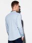 Vyriški marškiniai ilgomis rankovėmis Ombre K542, mėlyni цена и информация | Vyriški marškiniai | pigu.lt
