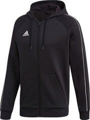 Džemperis vyrams Adidas Core 18 Fz FT8068, juodas kaina ir informacija | Džemperiai vyrams | pigu.lt