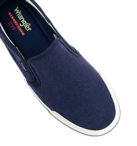 Batai vyrams Wrangler IDOL SLIP ON Canvas, mėlyni цена и информация | Kedai vyrams | pigu.lt