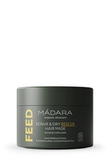 Maitinanti plaukų kaukė Madara Feed Repair & Dry Rescue, 180 ml kaina ir informacija | Priemonės plaukų stiprinimui | pigu.lt