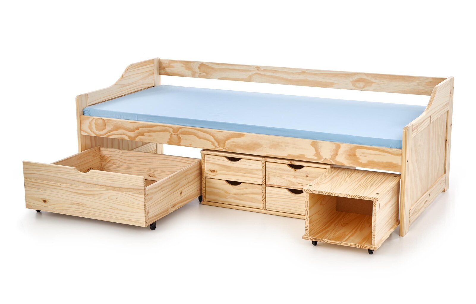 Vaikiška lova Halmar Maxima 2, šviesiai ruda kaina ir informacija | Vaikiškos lovos | pigu.lt