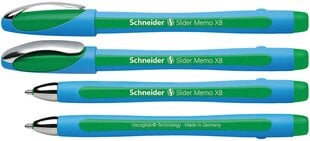 Ручка Slider MEMO XB зеленая цена и информация | Письменные принадлежности | pigu.lt