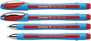 Tušinukas Slider MEMO XB raudonas kaina ir informacija | Rašymo priemonės | pigu.lt