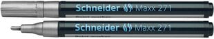 Маркер масляный Schneider Maxx 271 серебренный цена и информация | Письменные принадлежности | pigu.lt