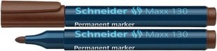 Маркер перманентный Maxx 130, коричневый цена и информация | Письменные принадлежности | pigu.lt