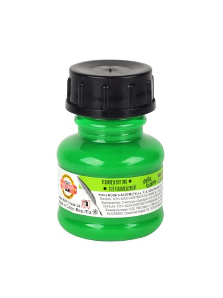 Tušas fluorescensinis Koh-I-Noor 20ml, žalias цена и информация | Rašymo priemonės | pigu.lt