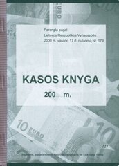 Кассовая книга A5 SC (за период) цена и информация | Kanceliarinės prekės | pigu.lt