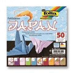 Origami Folia Japan 15x15/50lapų kaina ir informacija | Sąsiuviniai ir popieriaus prekės | pigu.lt