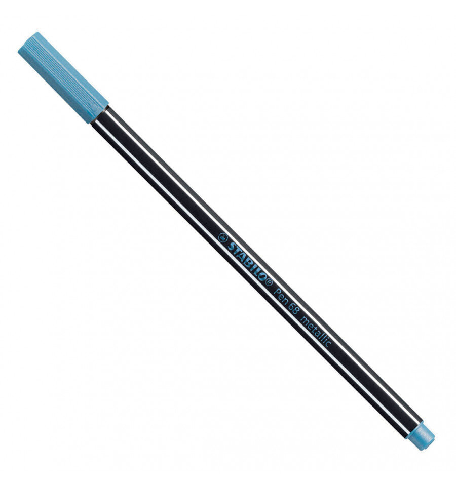 Rašiklis Stabilo Pen 68 metallic blue цена и информация | Rašymo priemonės | pigu.lt