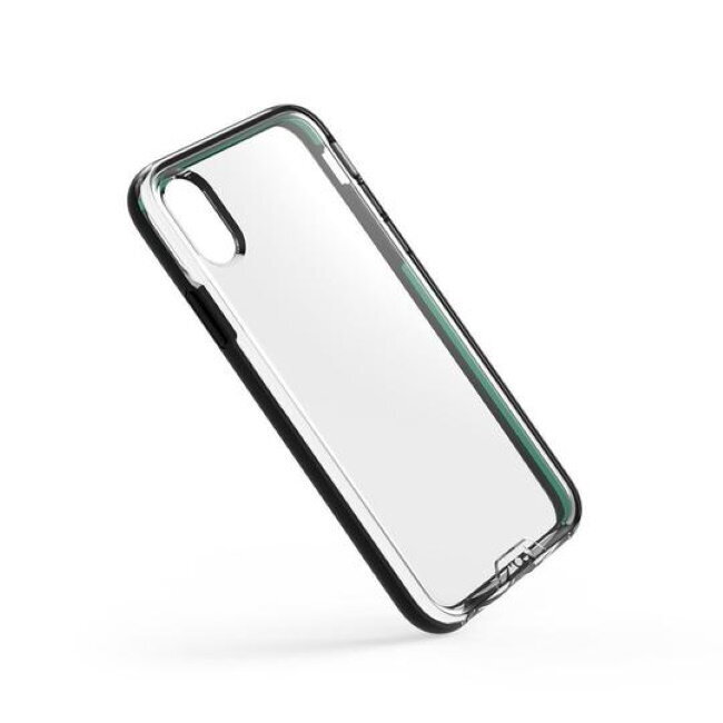 Mous Clarity AiroShock Protection Back Cover Case for iPhone X / XS Transparent with Black frame цена и информация | Telefono dėklai | pigu.lt