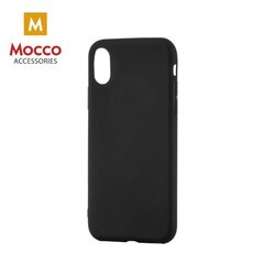 Mocco Ultra Slim Soft Matte 0.3 мм Матовый Силиконовый чехол для Huawei P40 Черный цена и информация | Чехлы для телефонов | pigu.lt