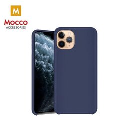 Mocco Ultra Slim Soft Matte 0.3 mm Silicone Case for Apple iPhone XS MAX Blue kaina ir informacija | Telefono dėklai | pigu.lt