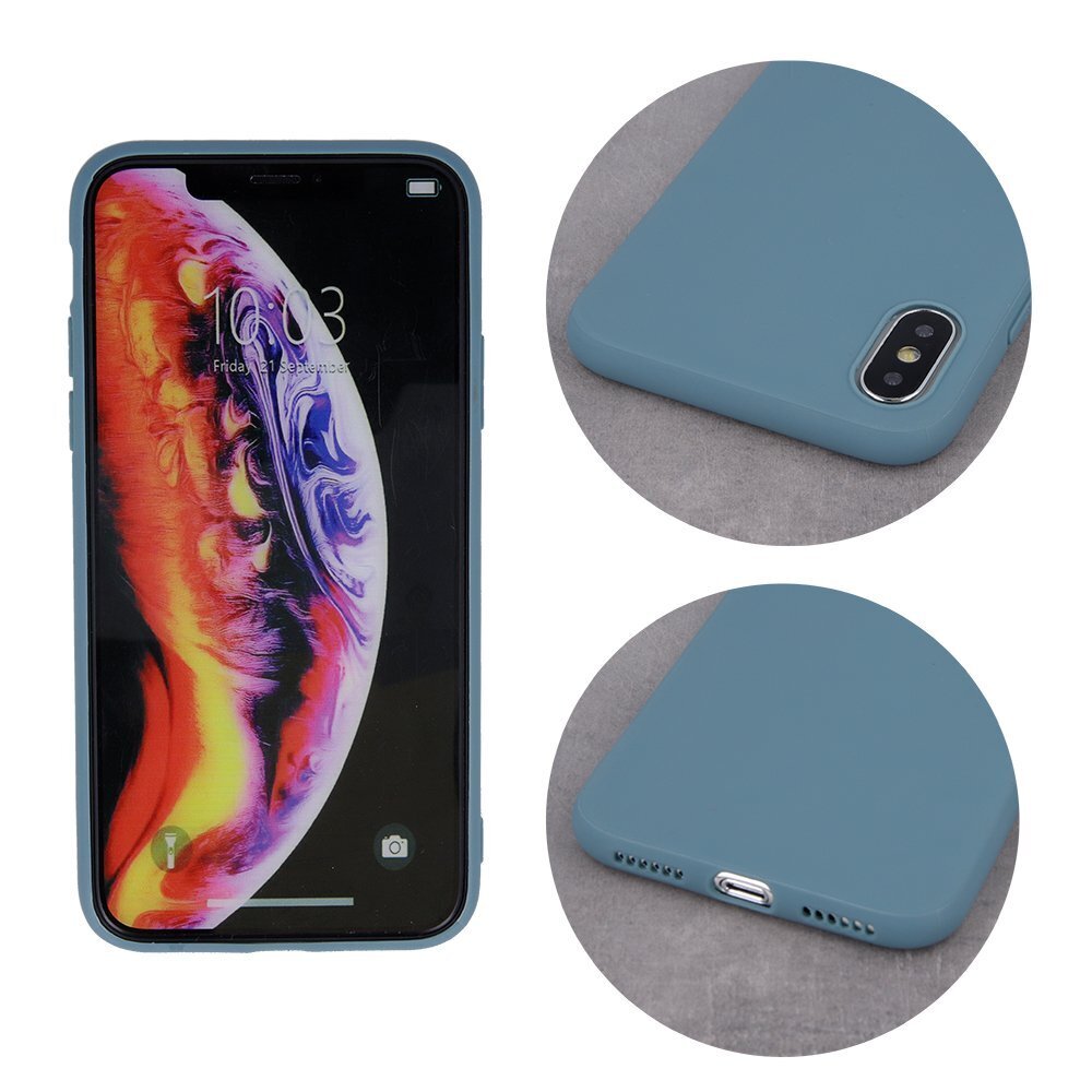 Mocco Ultra Slim Soft Matte 0.3 mm Silicone Case for Apple iPhone 11 Pro Light Blue kaina ir informacija | Telefono dėklai | pigu.lt