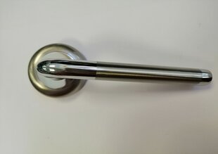 Дверная ручка TORI, SKT-L004SN, матовый хром цена и информация | Дверные ручки | pigu.lt