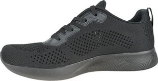 Кроссовки для женщин Skechers Bobs Squad 2 117018-BBK, черные цена и информация | Спортивная обувь, кроссовки для женщин | pigu.lt