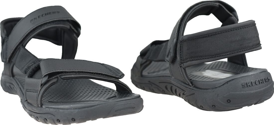 Sandalai vyrams Skechers Reggae Elsinore 204114 BBK, juodi kaina ir informacija | Vyriškos šlepetės, basutės | pigu.lt