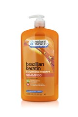 Braziliškas keratino šampūnas Natural World, 1 l kaina ir informacija | Šampūnai | pigu.lt