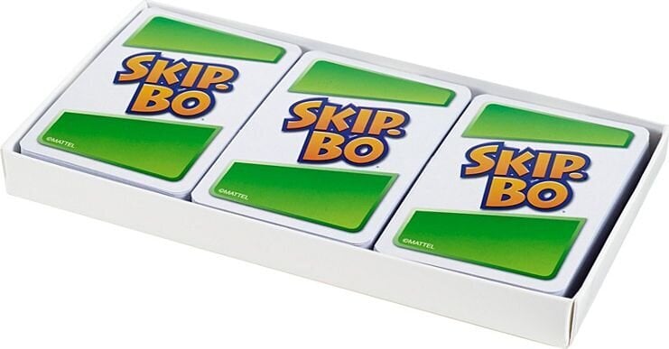 Kortų žaidimai Mattel Skip Bo, DE цена и информация | Stalo žaidimai, galvosūkiai | pigu.lt