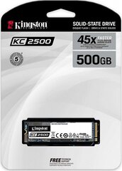 Kingston SKC2500M8/500G kaina ir informacija | Vidiniai kietieji diskai (HDD, SSD, Hybrid) | pigu.lt