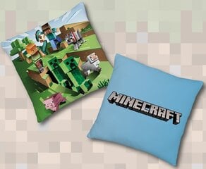 Vaikiškas dekoratyvinė pagalvėlė Minecraft, 40x40 cm kaina ir informacija | Dekoratyvinės pagalvėlės ir užvalkalai | pigu.lt