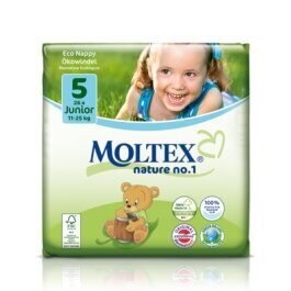 Sauskelnės „Moltex Nature“ (11–27 kg), 26 vnt. kaina ir informacija | Sauskelnės | pigu.lt