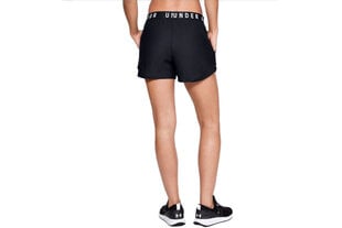 Спортивные шорты для женщин Under Armour Play Up Short 3.0 1344552-001, черные цена и информация | Спортивная одежда женская | pigu.lt