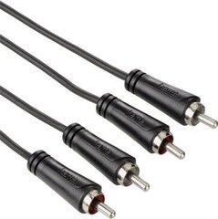 Провод 2 x RCA --> 2 x RCA, Hama / 10 м, 00122275 цена и информация | Кабели и провода | pigu.lt