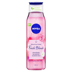 Гель для душа Nivea Fresh Blends Refreshing Shower, 300 мл цена и информация | Масла, гели для душа | pigu.lt