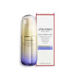 Увлажняющая эмульсия для лица для зрелой кожи Shiseido Vital Perfection, 75 мл цена и информация | Сыворотки для лица, масла | pigu.lt