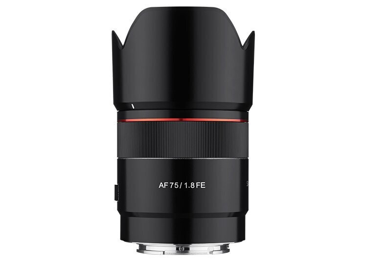 Samyang AF 75mm F1.8 FE (Sony FE) kaina ir informacija | Objektyvai | pigu.lt