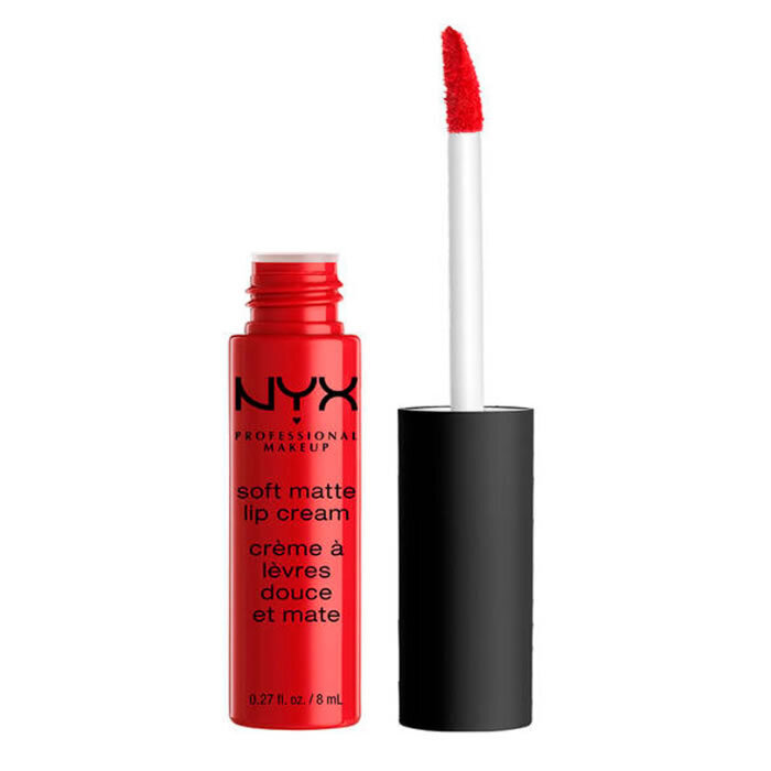 Lūpų dažai NYX SMLC Soft Matte Lip Cream 8 ml, 01 - Amsterdam kaina ir informacija | Lūpų dažai, blizgiai, balzamai, vazelinai | pigu.lt