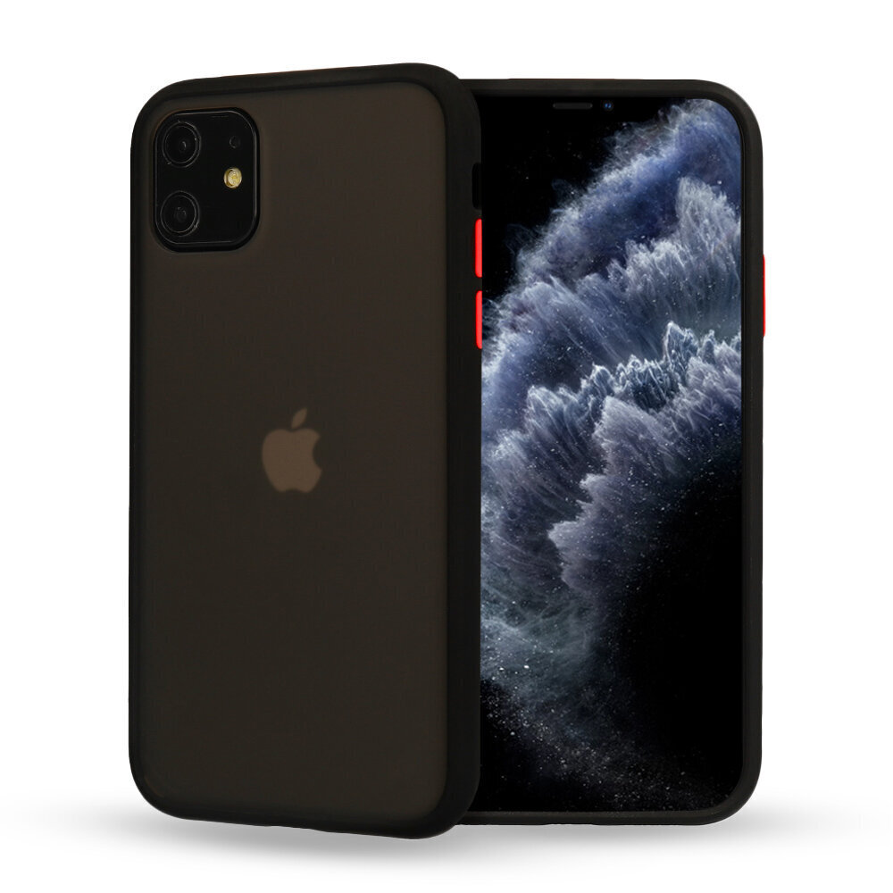 Vennus dėklas telefonui skirtas iPhone XR, juodas цена и информация | Telefono dėklai | pigu.lt