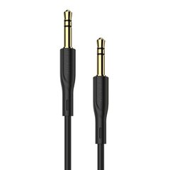 Audio adapteris 3,5mm į 3,5mm Borofone BL1, juodas kaina ir informacija | Laidai telefonams | pigu.lt