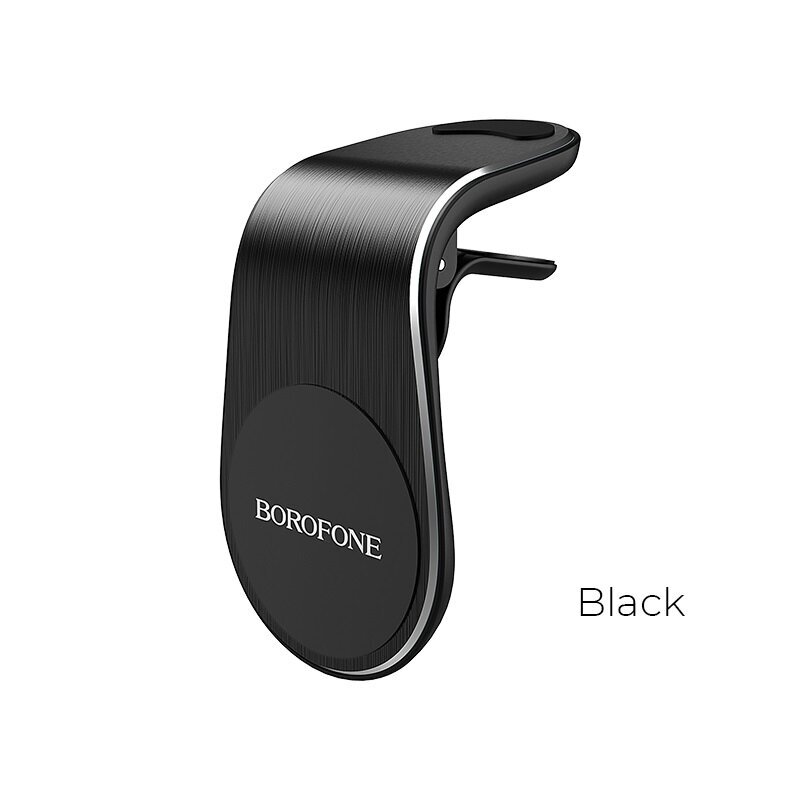 Automobilinis universalus telefono laikiklis Borofone BH10, tvirtinamas ant ventiliacijos grotelių, magnetinis, juodas цена и информация | Telefono laikikliai | pigu.lt