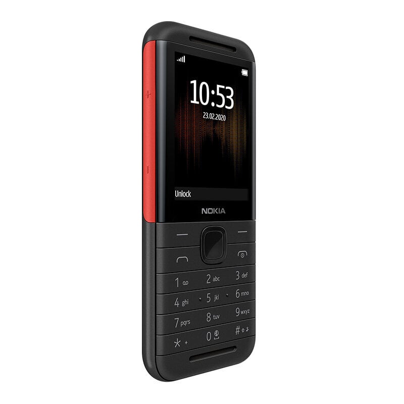 Nokia 5310 (2020), 16MB, Dual SIM, Black/Red цена и информация | Mobilieji telefonai | pigu.lt