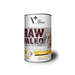 Рав Палео консервы для взрослых собак с индейкой беззерновые 400г цена и информация | Консервы для собак | pigu.lt