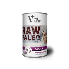 Рав Палео консервы для взрослых собак с ягненком беззерновые 400г цена и информация | Консервы для собак | pigu.lt