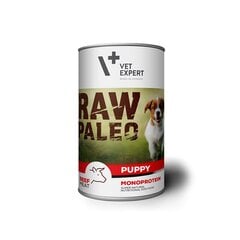 Консервы Raw Paleo для щенков с говядиной, беззерновые 400г цена и информация | Консервы для собак | pigu.lt