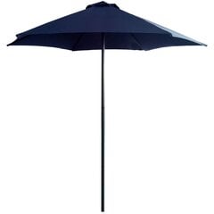 Уличный зонт Patio Push Up, синий цена и информация | Зонты, маркизы, стойки | pigu.lt