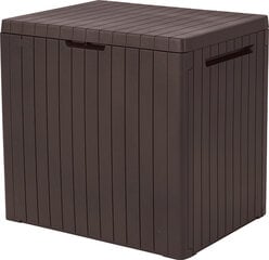 Daiktadėžė City Storage Box 113 L, ruda kaina ir informacija | Keter Sodo prekės | pigu.lt