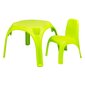 Plastikinis vaikiškas staliukas Kids Table, žalias kaina ir informacija | Vaikiškos kėdutės ir staliukai | pigu.lt