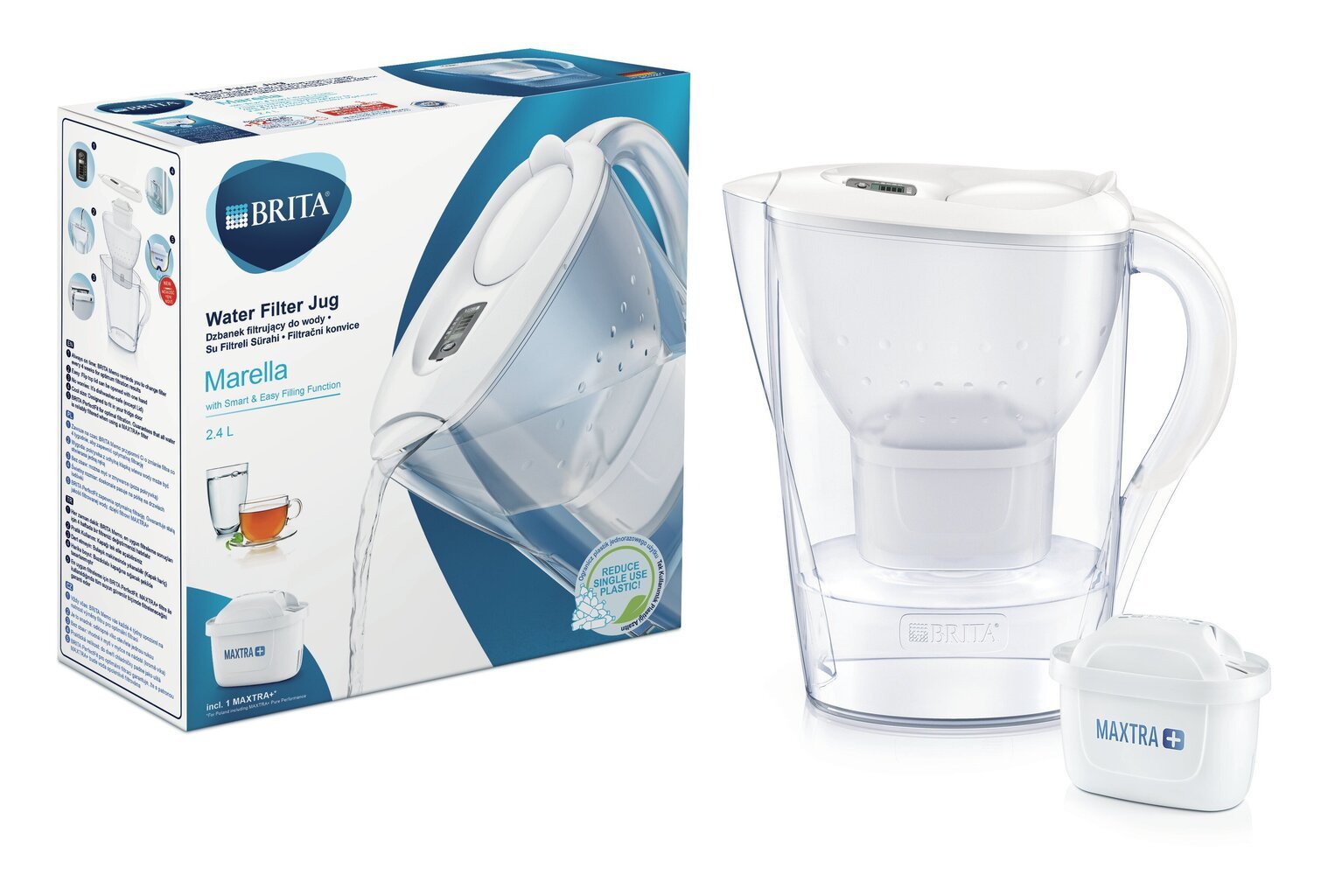 Brita Marella 2.4l Memo kaina ir informacija | Vandens filtrai | pigu.lt