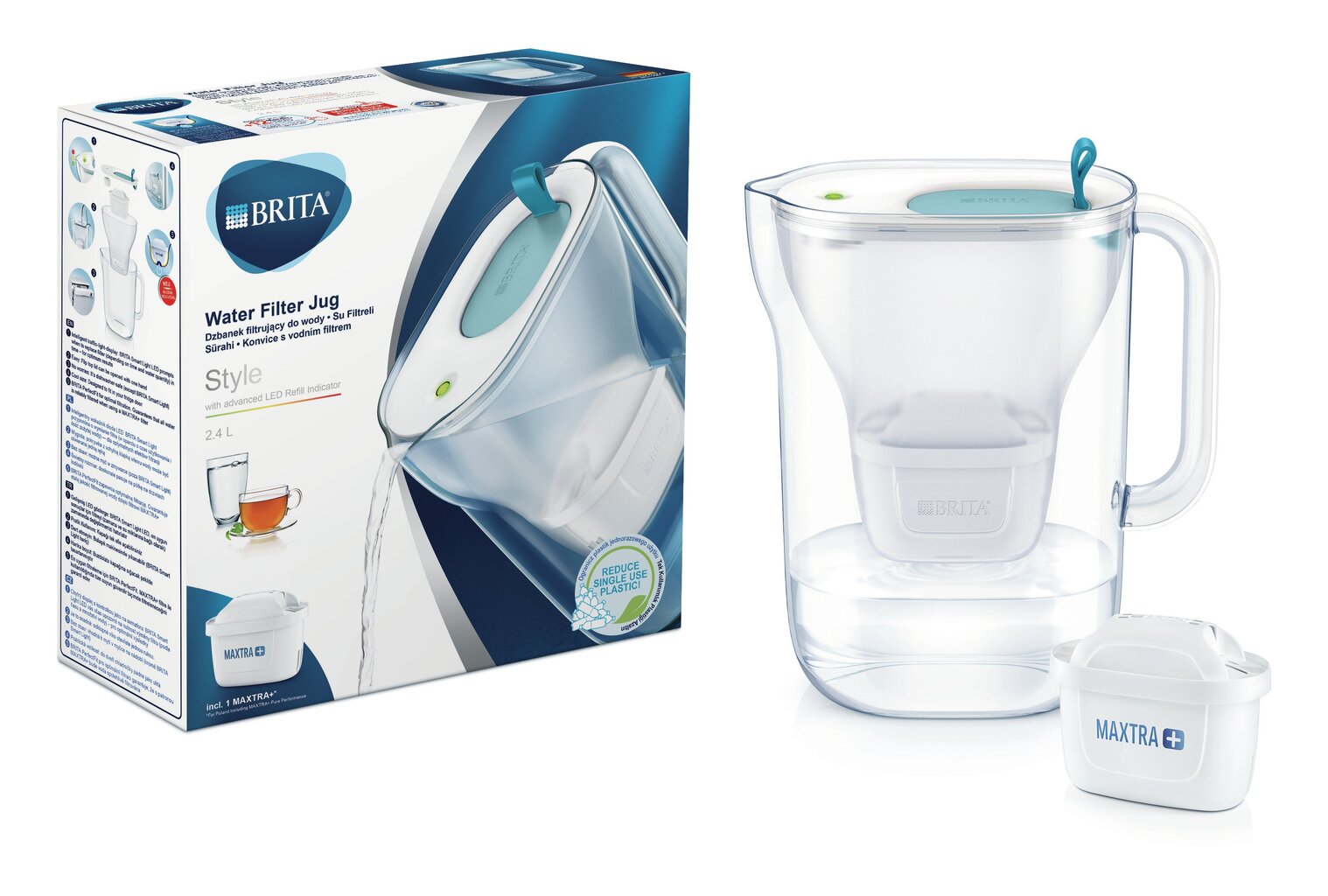 Brita Style 2.4l LED kaina ir informacija | Vandens filtrai | pigu.lt