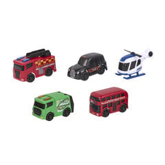 Automodelių rinkinys HTI Teamsterz City Mini Moverz, 5 vnt. kaina ir informacija | Žaislai berniukams | pigu.lt